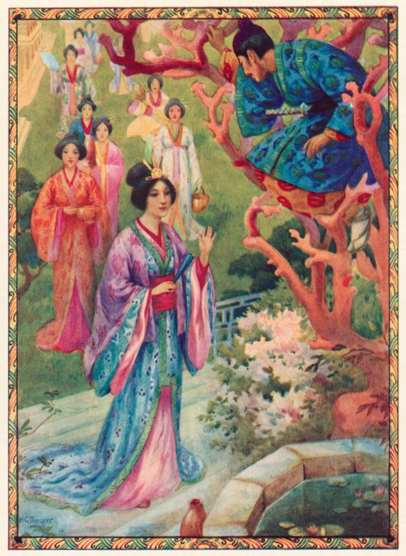 Prinzessin Pearl war erfreut über den Anblick des jungen Prinzen von Harry George Theaker