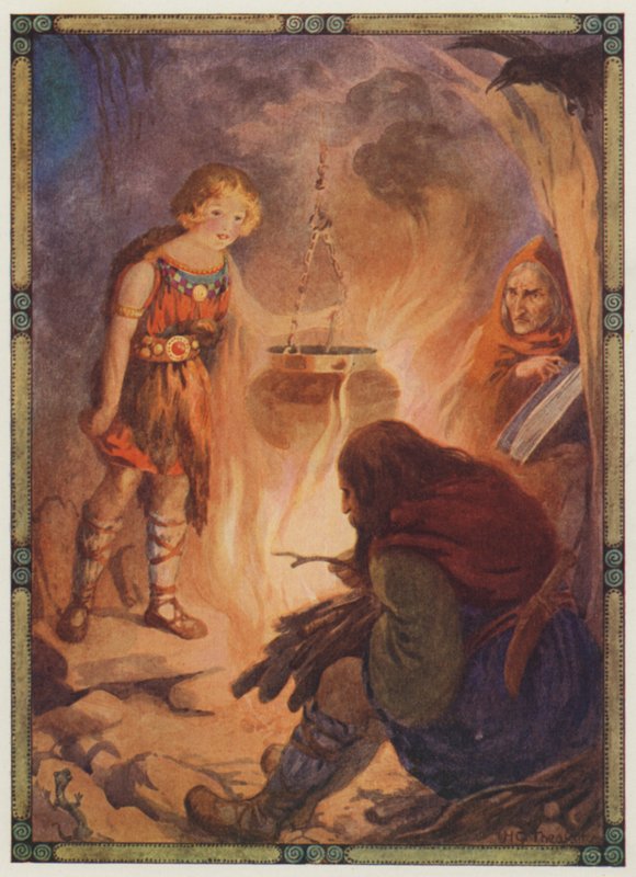 Sie fand alles, wie es sein sollte, Taliesin von Harry George Theaker