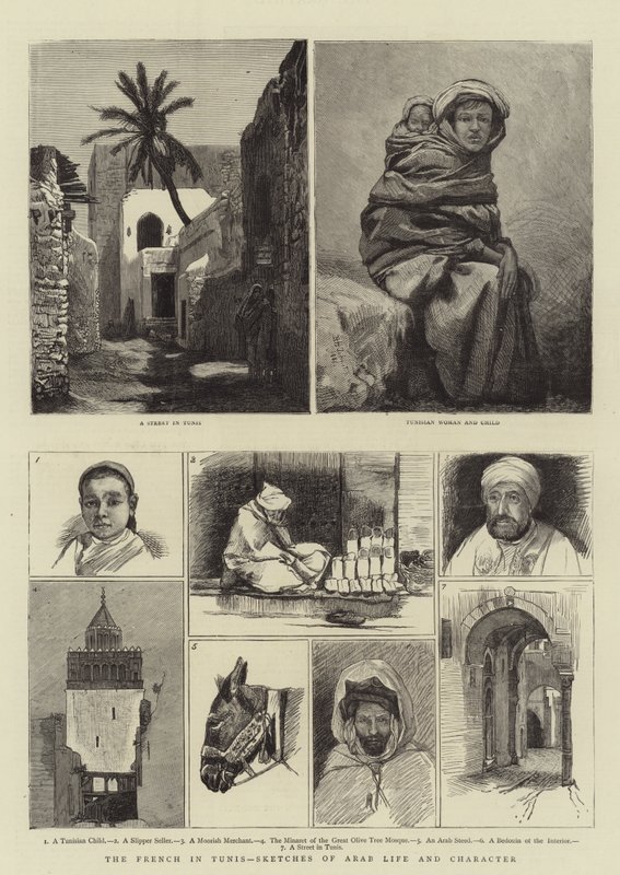 Die Franzosen in Tunis, Skizzen des arabischen Lebens und Charakters von Harry Hamilton Johnston