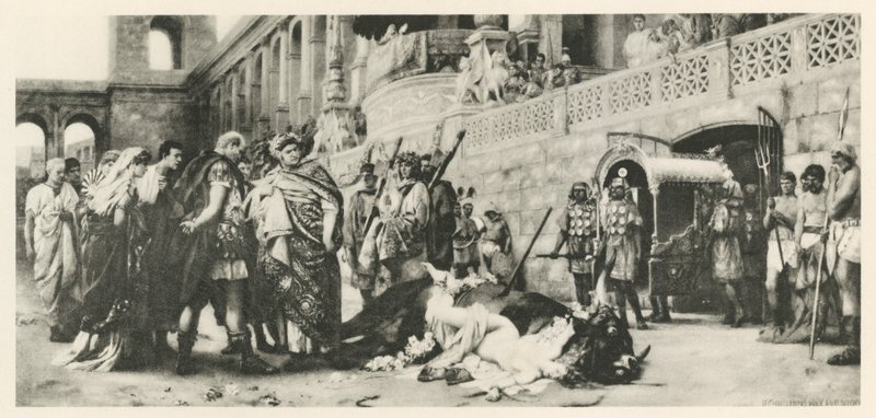 Eine christliche Dirce von Hendrik (after) Siemiradzki