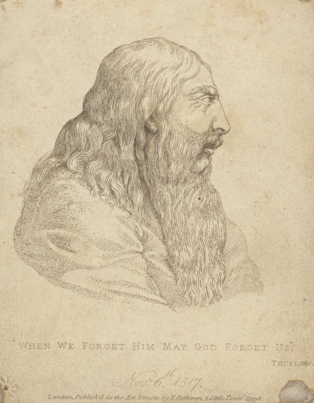 König Georg III. im hohen Alter, 1817 von Henri after Meyer