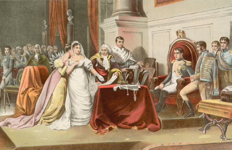 Scheidung von Josephine von Henri-Frederic Schopin