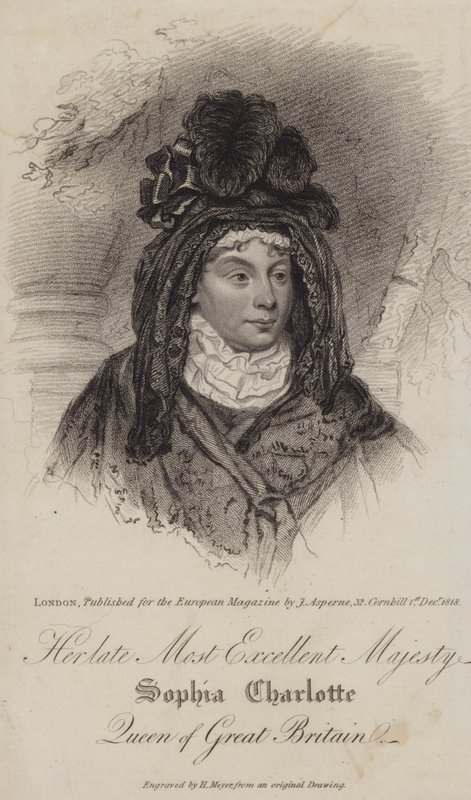 Charlotte von Mecklenburg-Strelitz, Königin Gemahlin von König Georg III. von Henri after Meyer