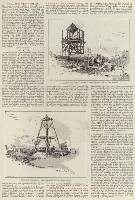 Goldfelder von Coolgardie, Australien von Henry Charles Seppings Wright