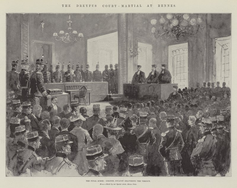Das Dreyfus-Gerichtsverfahren in Rennes von Henry Charles Seppings Wright