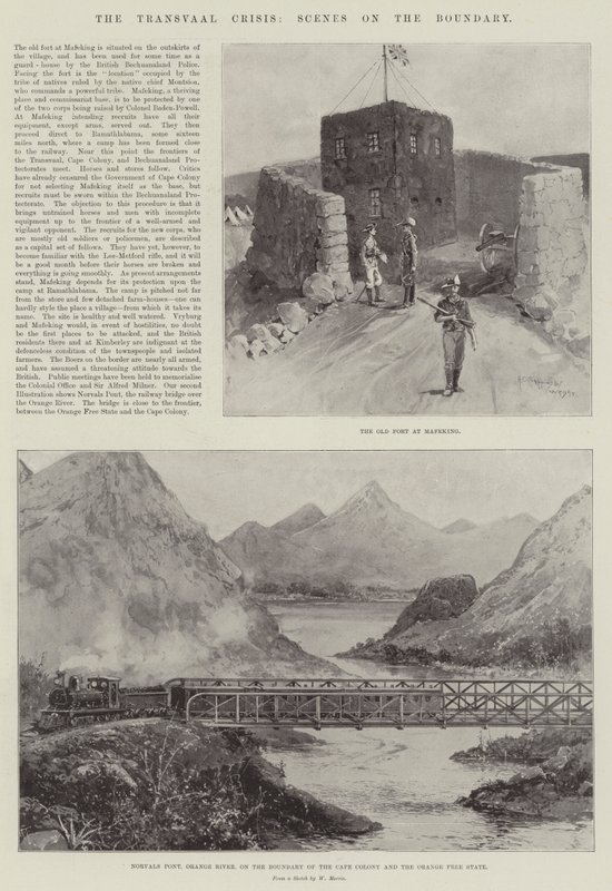 Die Transvaal-Krise, Szenen an der Grenze von Henry Charles Seppings Wright