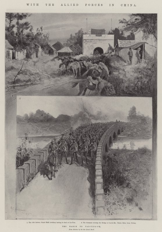 Mit den alliierten Streitkräften in China von Henry Charles Seppings Wright