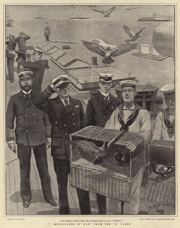 Kriegsboten der B-Flotte von Henry Marriott Paget