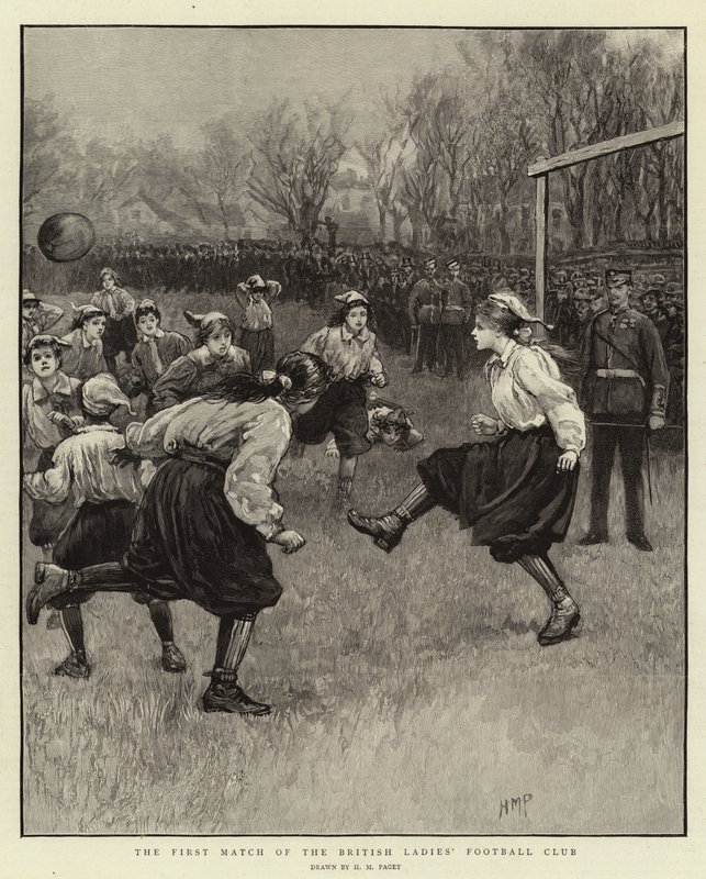 Das erste Spiel des British Ladies