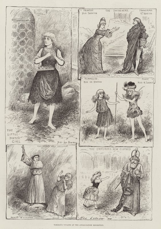 Tableaux Vivants auf der Anglo-Dänischen Ausstellung von Henry Stephen Ludlow