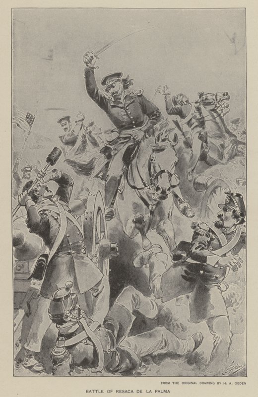 Schlacht von Resaca de la Palma von Henry Alexander (after) Ogden