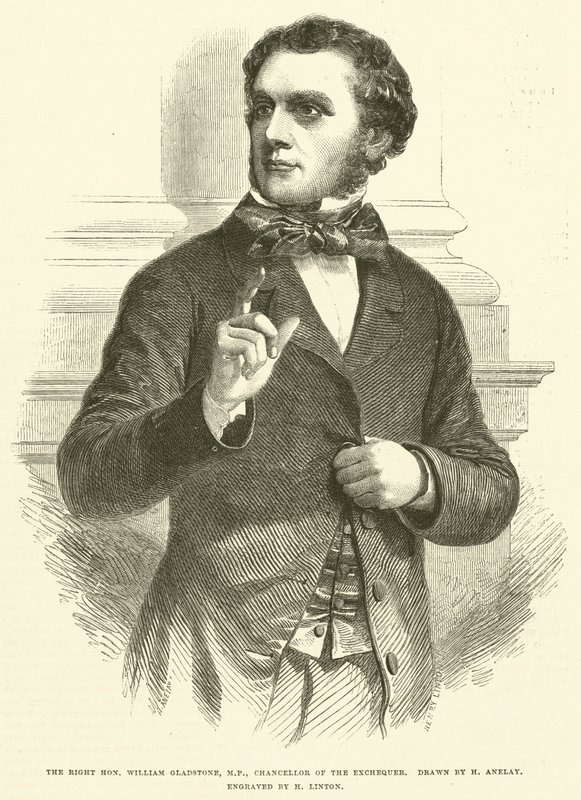 Der ehrenwerte William Gladstone, MP, Schatzkanzler von Henry Anelay