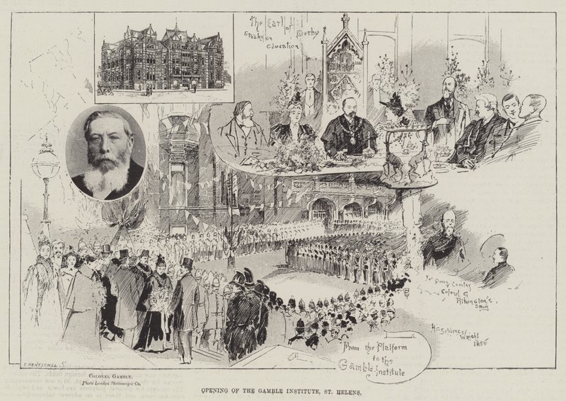 Eröffnung des Gamble-Instituts, St. Helens von Henry Charles Seppings Wright