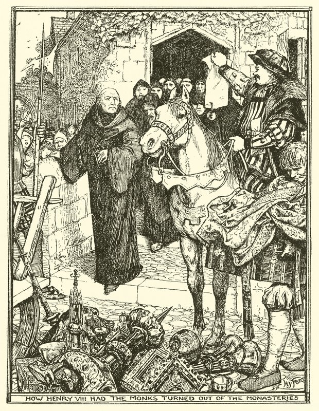 Wie Heinrich VIII. die Mönche aus den Klöstern vertrieb von Henry Justice Ford