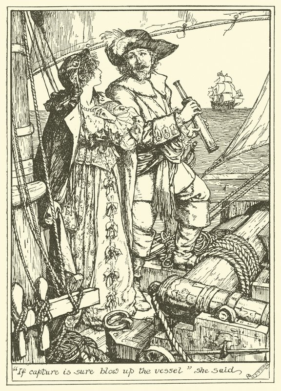 "Wenn die Gefangennahme sicher ist, sprengen Sie das Schiff in die Luft", sagte sie von Henry Justice Ford