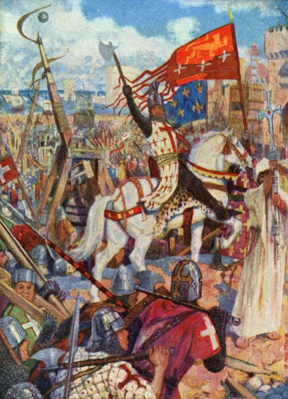 König Richard I. im Heiligen Land von Henry Justice Ford