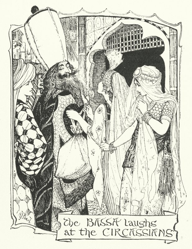 Der Bassa lacht über die Tscherkessen von Henry Justice Ford