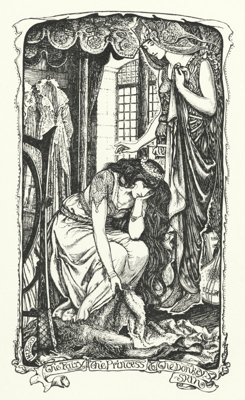 Die Fee, die Prinzessin und das Eselsfell (Gravur) von Henry Justice Ford