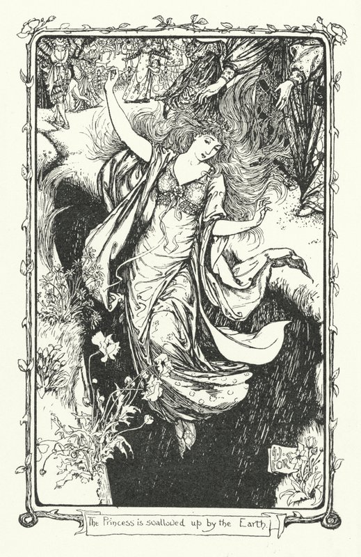 Die Prinzessin wird von der Erde verschlungen von Henry Justice Ford