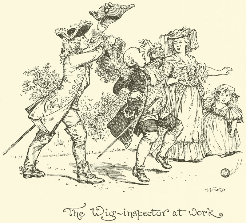 Der Perückeninspektor bei der Arbeit von Henry Justice Ford