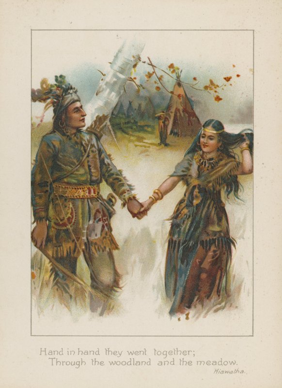 Hand in Hand gingen sie zusammen durch den Wald und die Wiese von Henry Marriott Paget