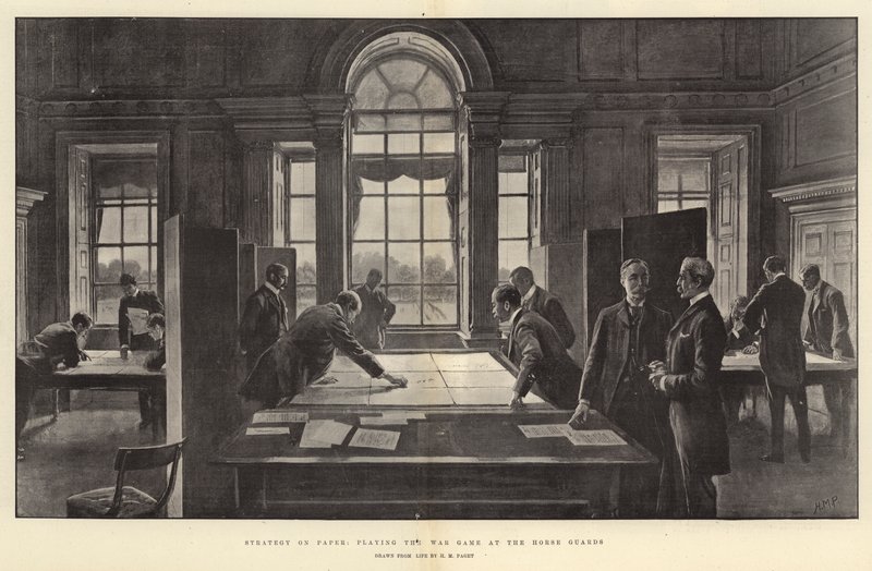 Strategie auf Papier, das Kriegsspiel bei den Horse Guards von Henry Marriott Paget