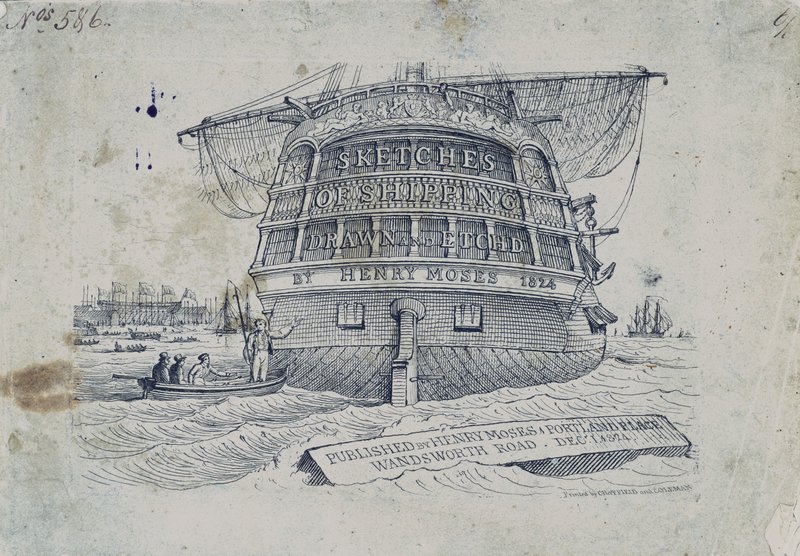 Umschlag für Henry Mosess Sketches of Shipping von Henry Moses
