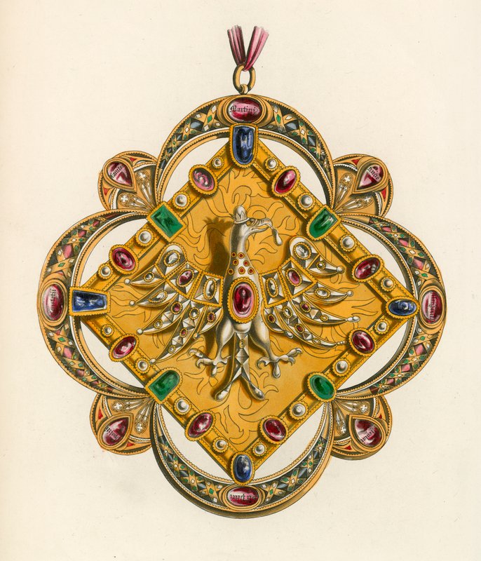 Der Handschlag des Kaisers Karl V., ca. 1530 von Henry Shaw