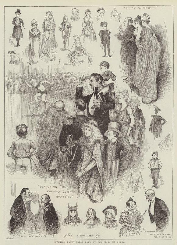 Jugendlicher Kostümball im Mansion House von Henry Stephen Ludlow