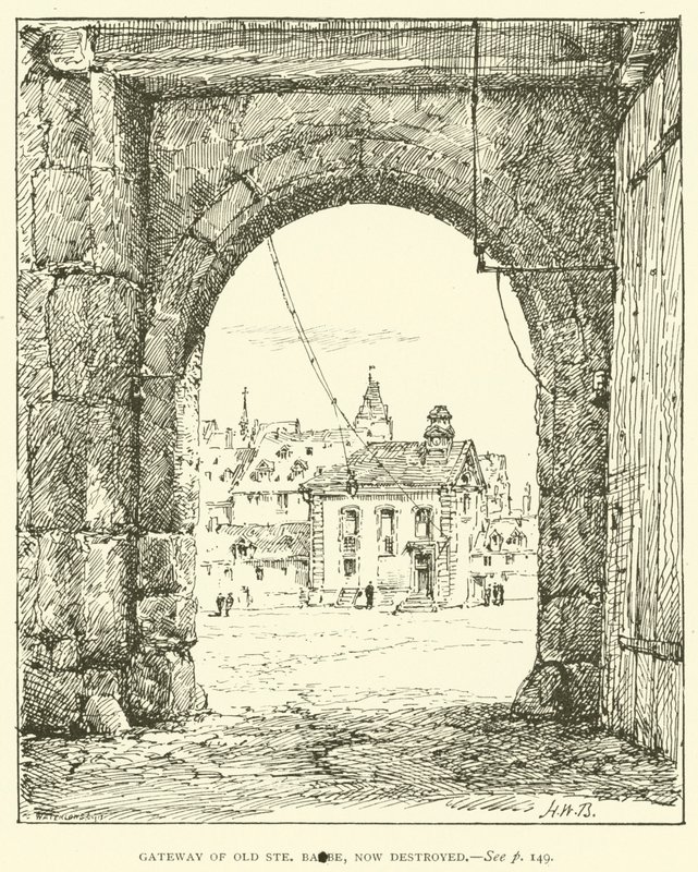 Tor des alten Ste Barbe, jetzt zerstört von Henry William Brewer