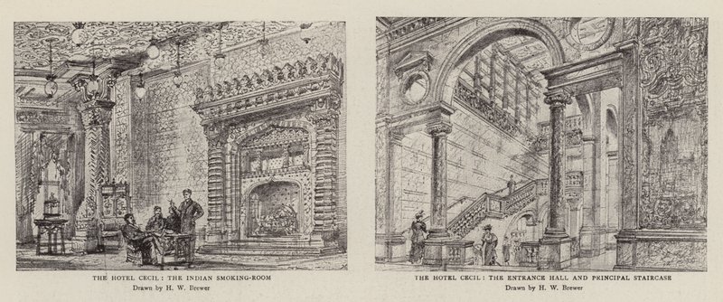 Das Hotel Cecil von Henry William Brewer