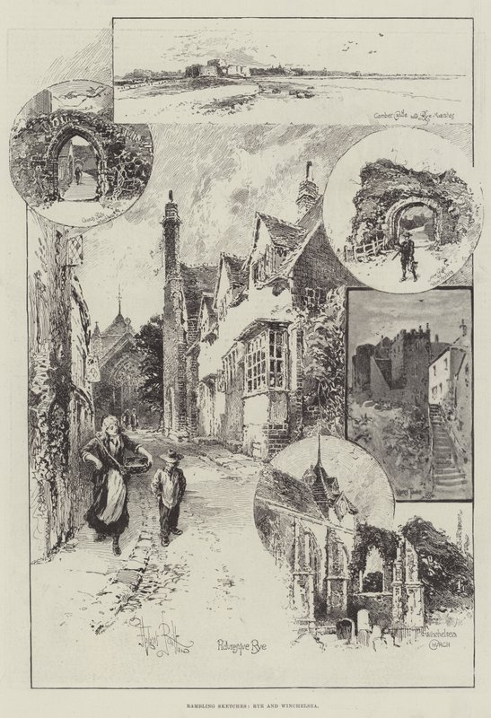 Streifzüge, Skizzen von Rye und Winchelsea von Herbert Railton