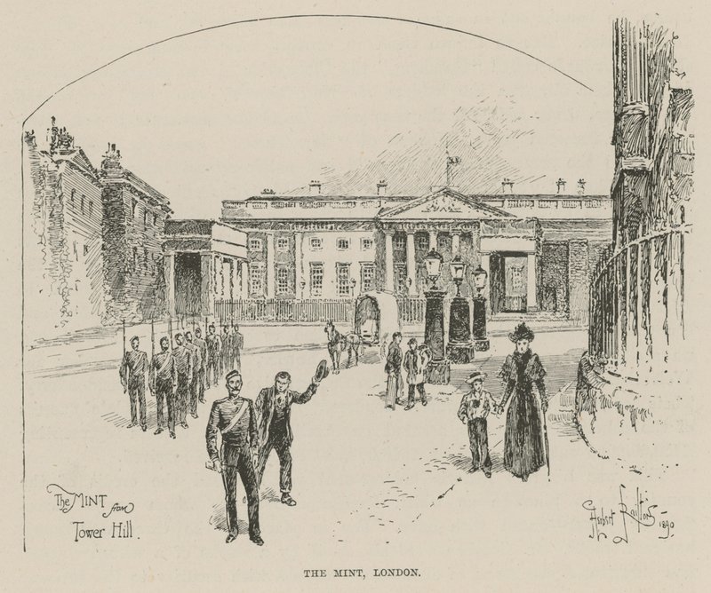 Die Münze London von Herbert Railton
