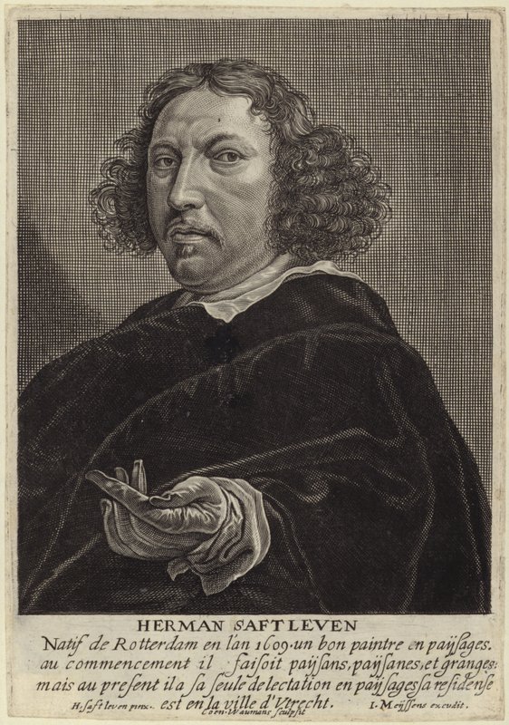 Porträt von Herman Saftleven der Jüngere von Herman the Younger Saftleven