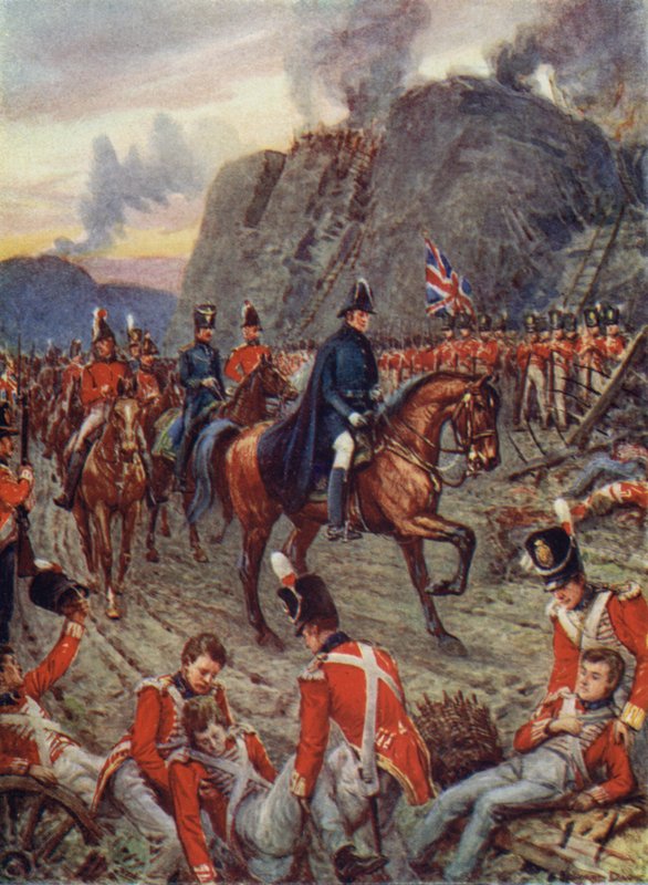 Der Herzog von Wellington bei der Belagerung von Badajos von Howard Davie