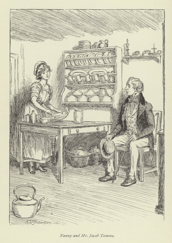 Illustration für Amos Barton von George Eliot von Hugh Thomson