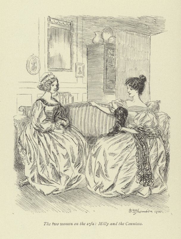 Illustration für Amos Barton von George Eliot von Hugh Thomson