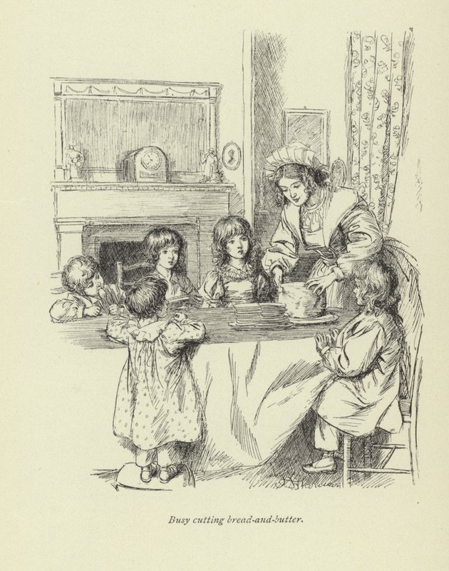 Illustration für Amos Barton von George Eliot von Hugh Thomson