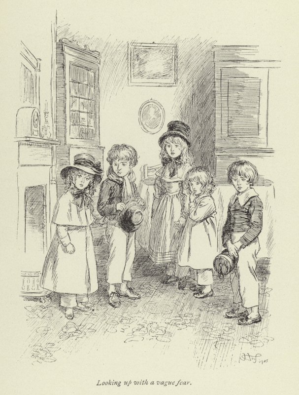 Illustration für Amos Barton von George Eliot von Hugh Thomson