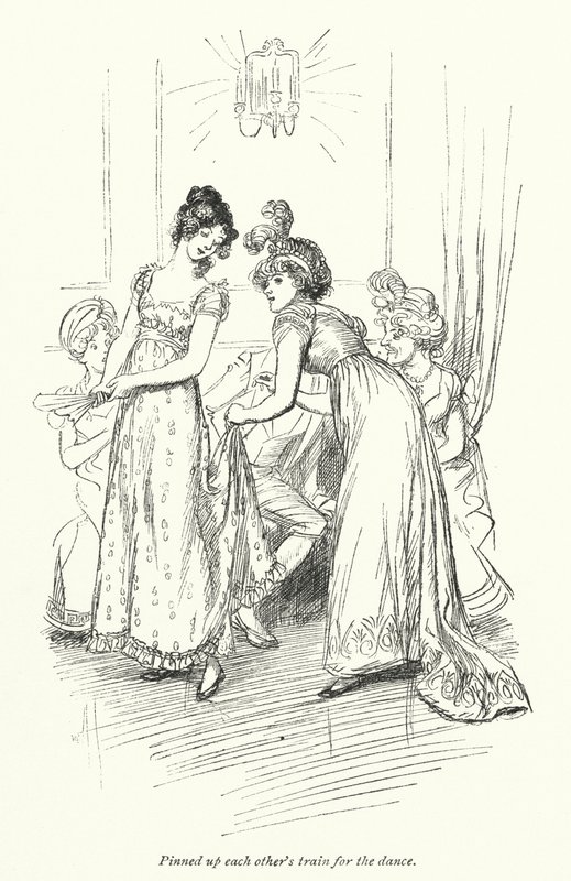 Illustration für Northanger Abbey von Jane Austen von Hugh Thomson