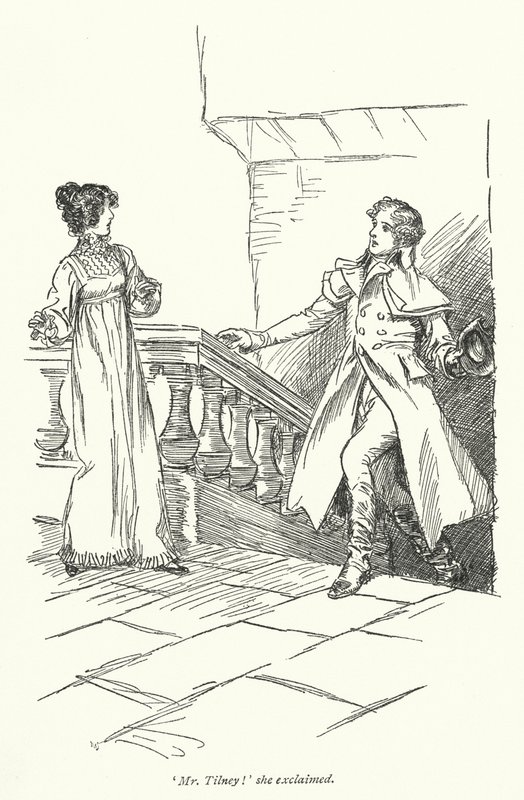 Illustration für Northanger Abbey von Jane Austen von Hugh Thomson