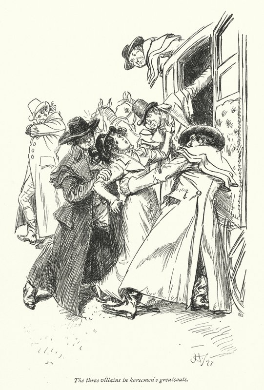 Illustration für Northanger Abbey von Jane Austen von Hugh Thomson