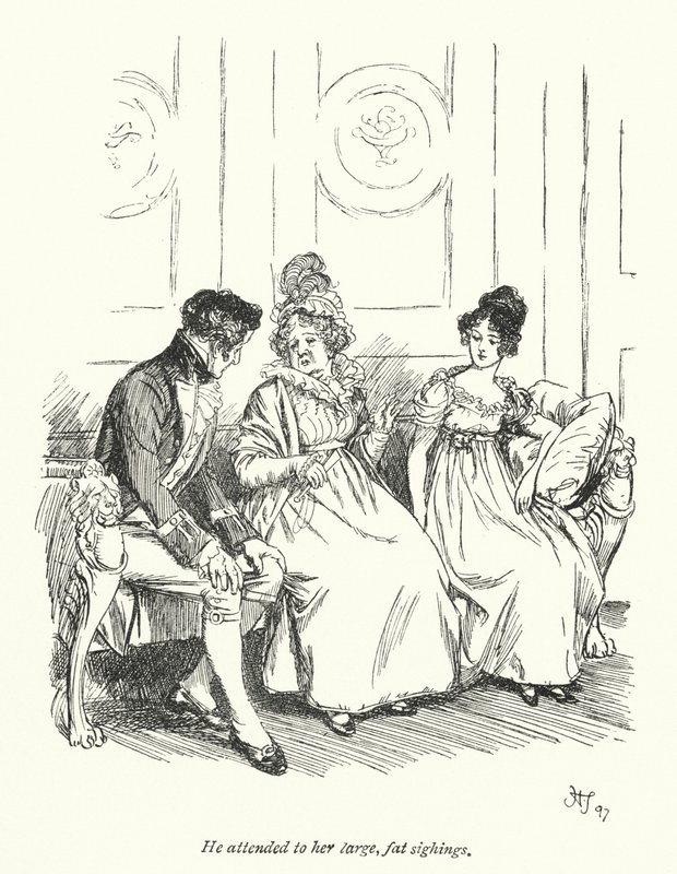 Illustration für Überredung von Jane Austen von Hugh Thomson