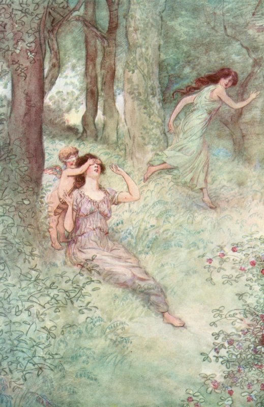 Illustration zu Shakespeares Wie es euch gefällt von Hugh Thomson
