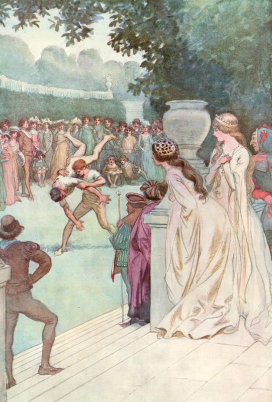 Illustration zu Shakespeares Wie es euch gefällt von Hugh Thomson