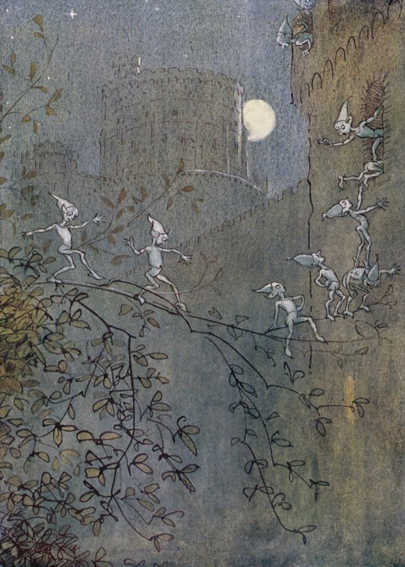 Illustration für Die lustigen Weiber von Windsor von Hugh Thomson