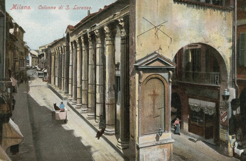 Säulen von San Lorenzo, Mailand von Italian Photographer