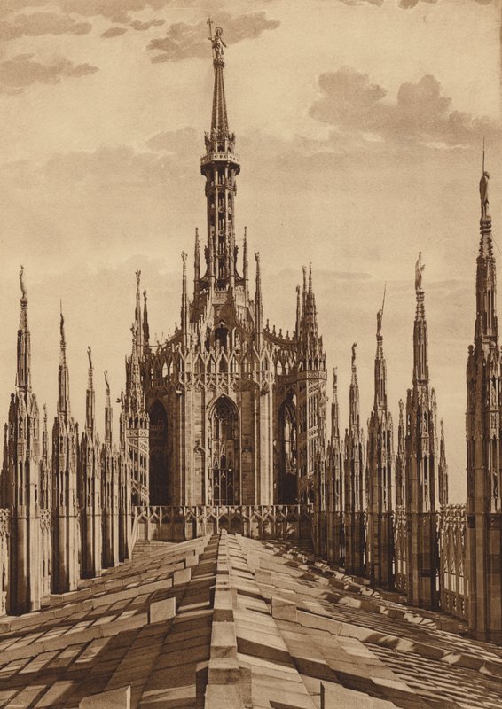 Dom von Mailand: Guglia maggiore von Italian Photographer