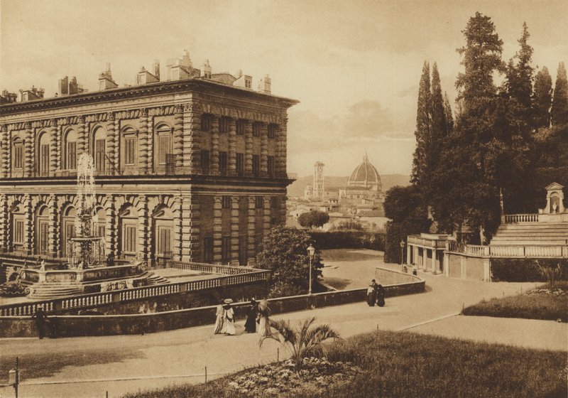 Florenz: Palazzo Pitti, Rückseite von Italian Photographer