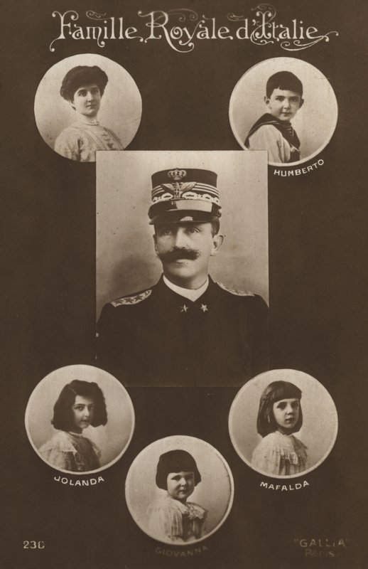 König Viktor Emanuel II. und seine Familie von Italian Photographer